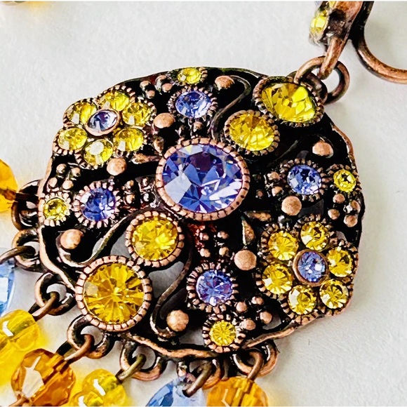 Vintage QVC Joan Rivers Classics Collection Summer Fiesta Pierced Earrings - Picture 2 of 5